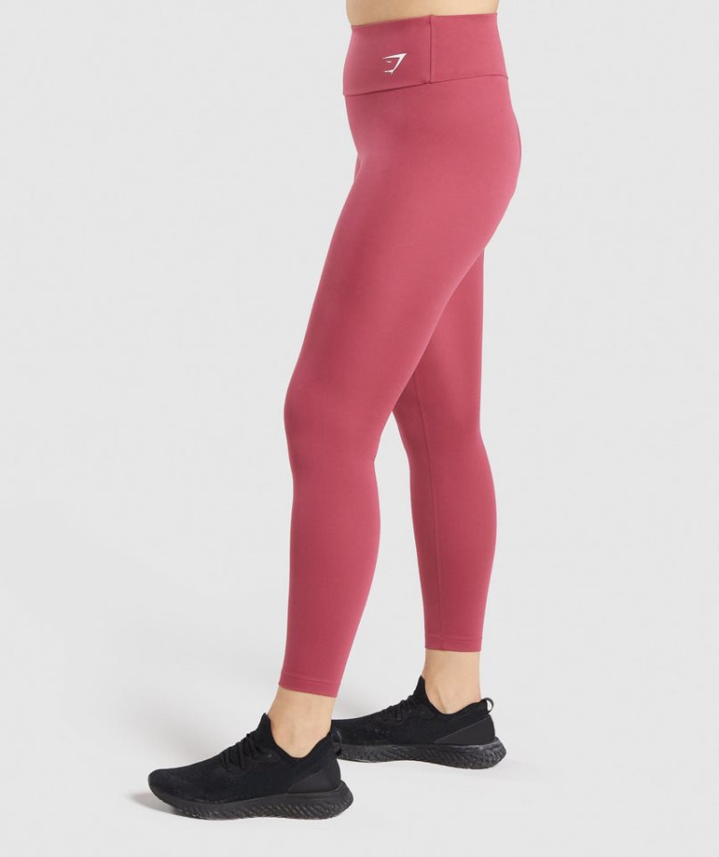 Women's Gymshark Training Leggings Pink | NZ 3REVQC